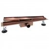 AQUALINE Odpływ liniowy podłogowy 2w1 pod płytkę - 80 cm KOLOR MIEDZIANY/MOSIĘŻNY LM04800